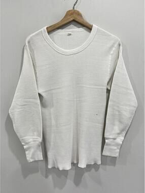Vintage Thermal Longsleeve Shirt off white